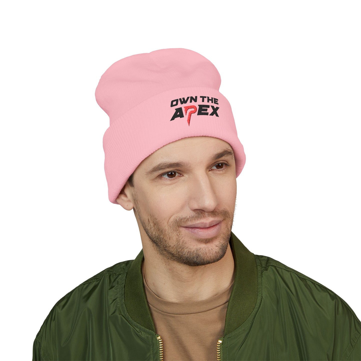 Own The Apex Embroidered Cuffed Beanie
