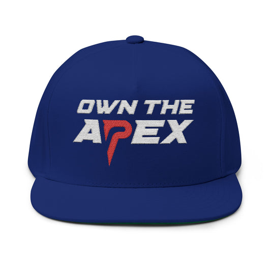 Own The Apex Flat Bill Cap – Embroidered