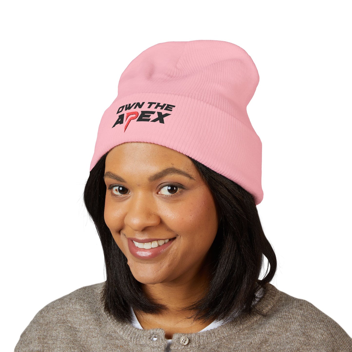 Own The Apex Embroidered Cuffed Beanie