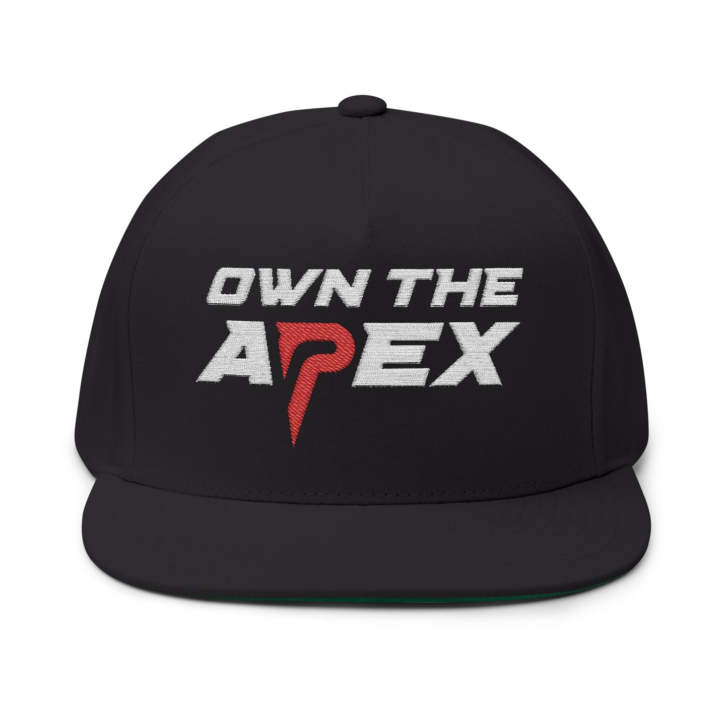 Own The Apex Flat Bill Cap – Embroidered