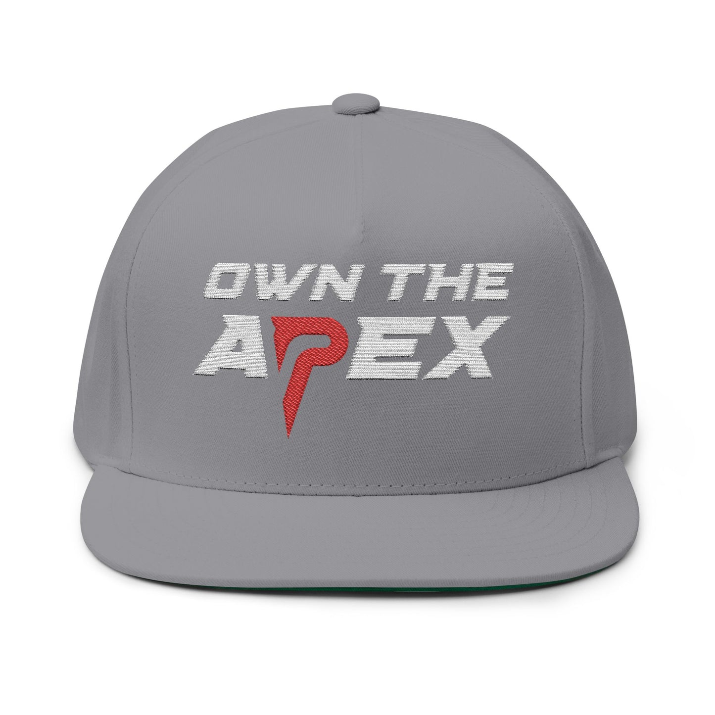 Own The Apex Flat Bill Cap – Embroidered